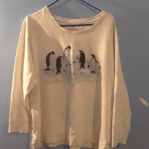Style & Co Penguin sweatshirt